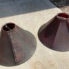 large rawhide leather lampshades