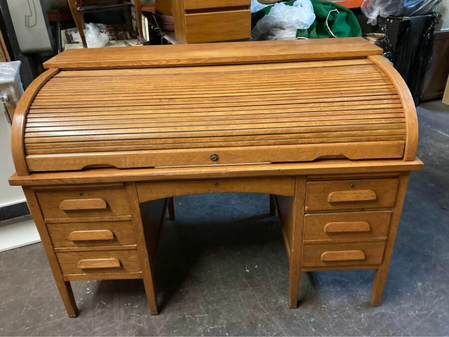 Antique Rolltop Desk front