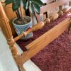 Beautiful Maple Full Size Four Poster Bed foot