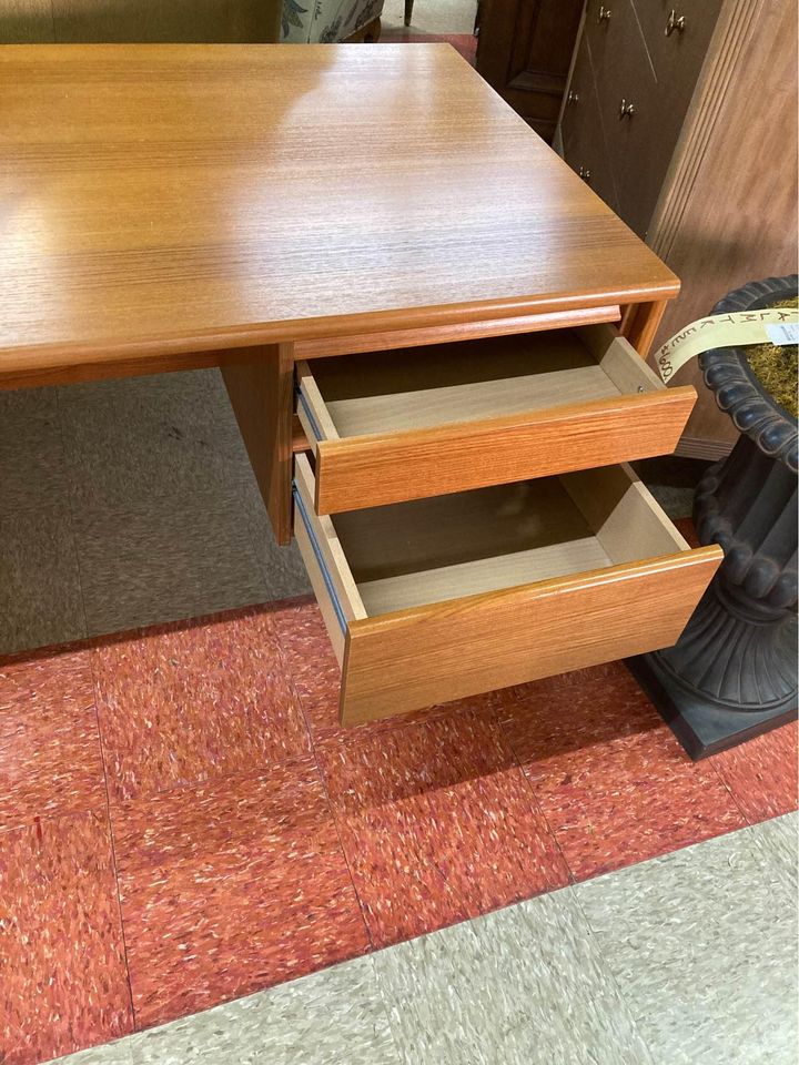 Danish Modern teak desk drawers