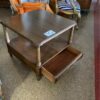 Henredon Vintage End Table with Drawer open
