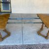 Henredon round dining table extended