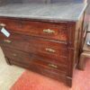 Antique Eastlake Style Gray Marble Top Dresser or Sideboard