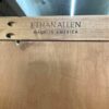 Ethan Allen Matching Desk and Bookcase brand stamp