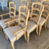 Extendable Dining Table Set with Two Leaves chairs