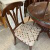 Modern Round Dining Table and 4 Oversize Chairs single chair
