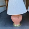 Pink and Gold 1980s Lamp