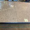 Room and Board Granite and Metal Dining Table surface