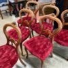 Set of 6 Antique Victorian Balloon Chairs