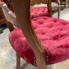 Set of 6 Antique Victorian Balloon Chairs upholstery