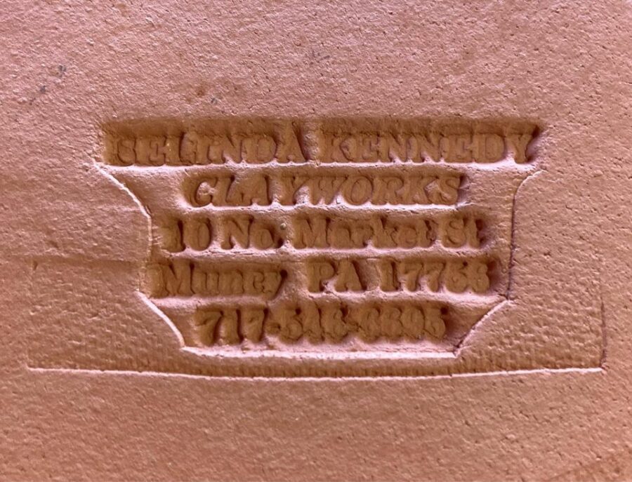 Adam and Eve Pottery Art Clayworks stamp