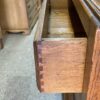 Antique Oak Sideboard Buffet dovetail joints