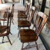 Ethan Allen Early American Dining Chairs Set