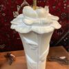 Hollywood Regency Table Lamps flower design