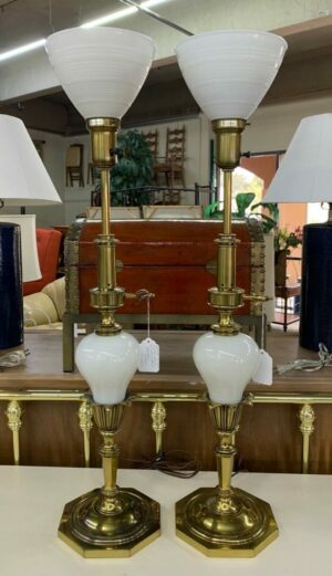 Hollywood Regency Torchiere Lamps