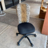 Leopard Print Adjustable Height Office Chair