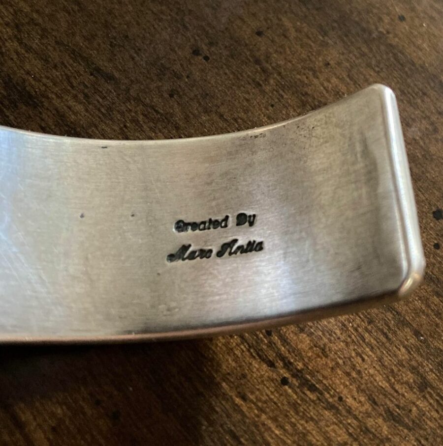 Mens Silver and Gold Cuff Bracelet maker