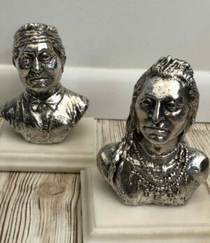 Miniature Silver Native American Sculptures