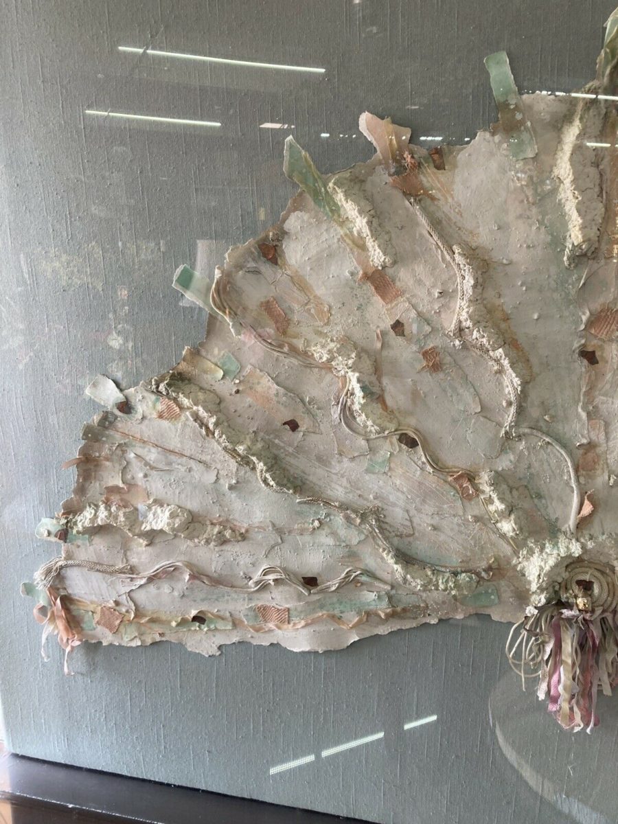 Mixed Media Paper Art Chuck Davison 1985 detail