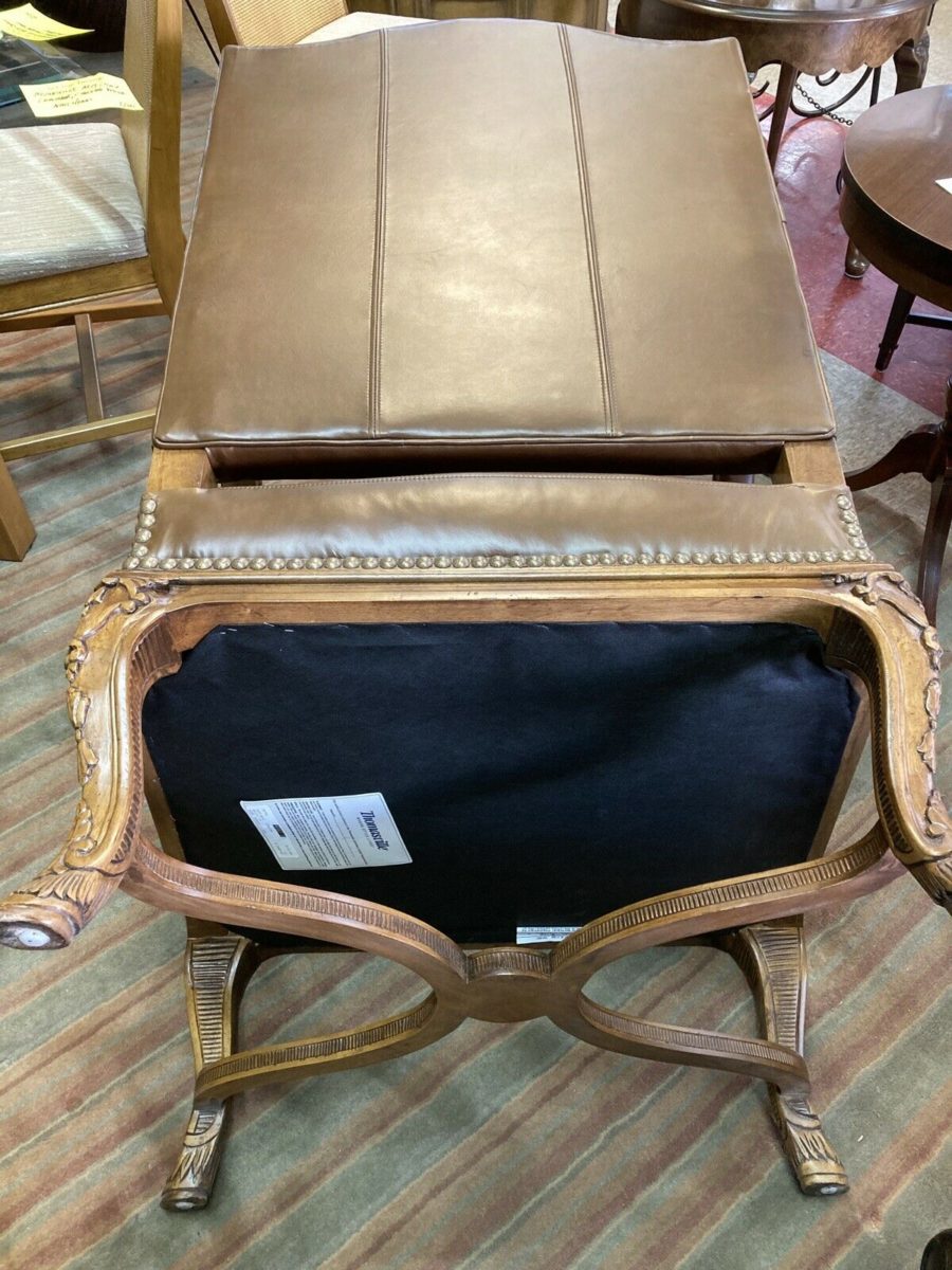 Thomasville Oversize Leather Armchairs bottom