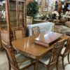 Vintage Bamboo Style Dining Set