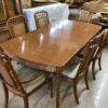 Vintage Bamboo Style Dining Set table