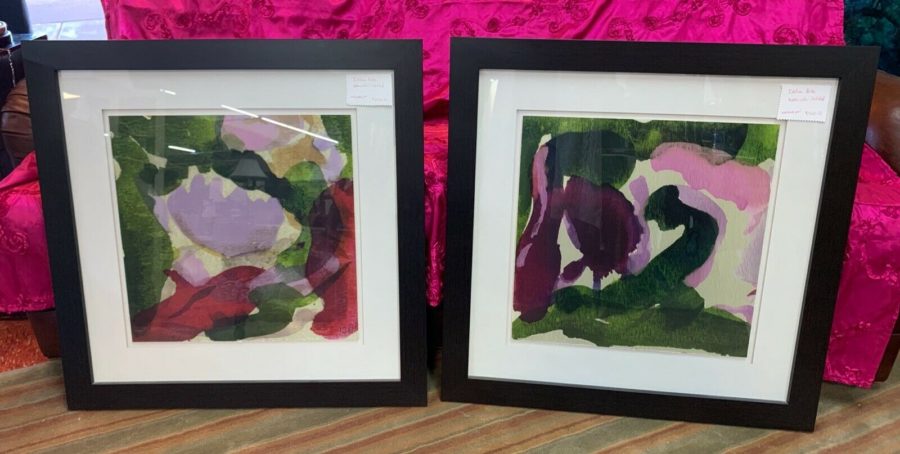 Watercolor Painting Blossom Series set