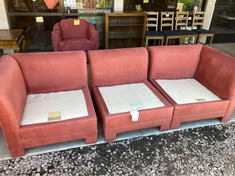 3 Piece Modular Sofa without cushions