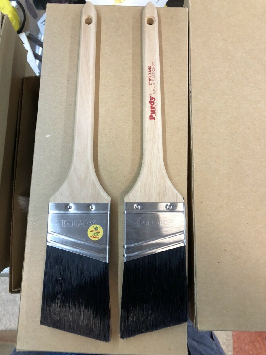 Boxes of Paint Brushes brushes