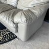 Comfortable Leather Sofa claw marks