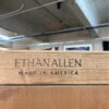 Ethan Allen Maple Bookcase label
