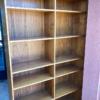 Large Teak Bookcase with Adjustable Shelves