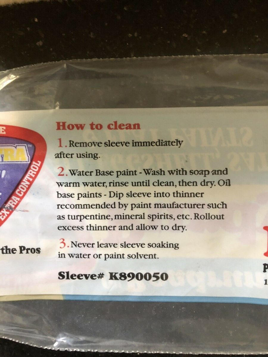 Purdy Pro Extra 1 3/4 Paint Roller Sleeves instructions