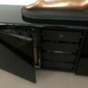 Sheraton Acerbis Black Lacquer Credenza drawers