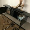 Sheraton Acerbis Black Lacquer Credenza