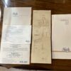 Sligh Chinoiserie Oriental Grandfather Clock paperwork