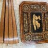 Small Italian Inlaid Wood Side Table pieces