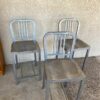 3 Counter Height Metal Bar Stools
