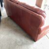 Beautiful Lane Brown Leather Sofa back