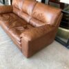 High Quality Used Brown Leather Sofa side