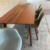 Modern Dining Table with Shell Chairs side