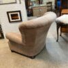 Tufted Leather Chair with Ottoman