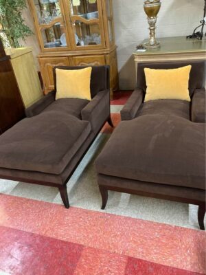 Pair of High End Lounge Chairs