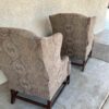 Pair of Wingback Chairs by Henredon backs