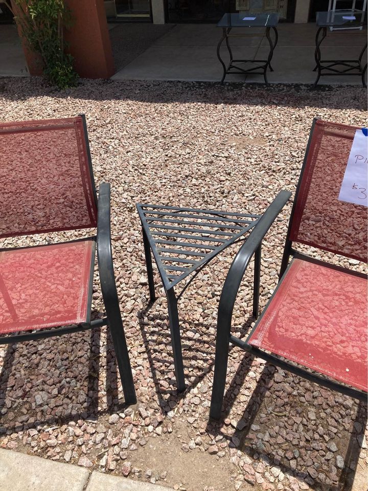 Small 3 Piece Patio Set table