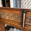 MCM Vintage King Size Headboard carvings