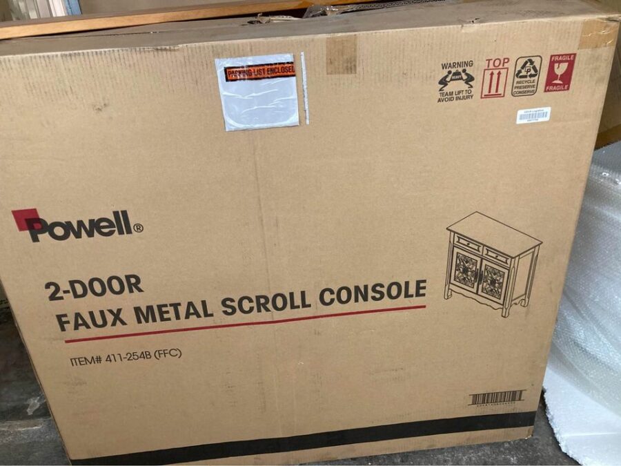 Narrow Console Cabinet box