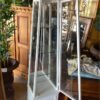 Obelisk Style Display Curio Cabinet door