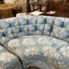 Curved Blue Sectional Sofa curve