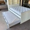Twin Bed with Bookcase Headboard trundle